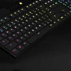 uscorsair美商海盗船k100airwirelessrgb超薄游戏k100air