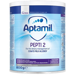 Aptamil 爱他美 英国pepti深度水解2段特殊配方奶粉 6-12个月 800g
