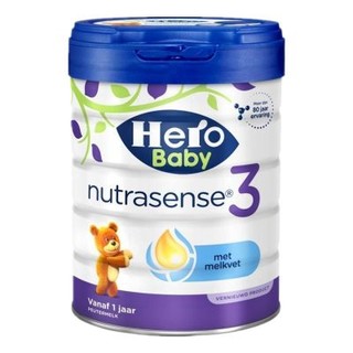 Hero Baby 原装进口Hero Baby荷兰美素白金版天赋力婴幼儿牛奶奶粉3段700g(1-2岁)