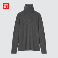 UNIQLO 优衣库 女装HEATTECH摇粒绒两翻领套头衫442063 449750