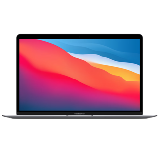 MacBook Air 2020款 M1 芯片版 13.3英寸 轻薄本 深空灰（M1、核芯显卡、8GB、256GB SSD、2K、IPS）