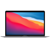 Apple 苹果 MacBook Air 2020款 M1 芯片版 13.3英寸 深空灰（M1、核芯显卡、8GB、256GB SSD、2K、IPS）