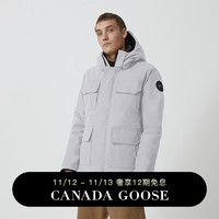 加拿大鹅（Canada Goose）Maitland男士黑标户外休闲派克大衣外套大鹅羽绒服4550MB 200 银桦色 S