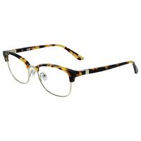 MCM Unisex Eyeglasses - Vintage Havana/Gold Rectangular Metal Frame | MCM2718 212