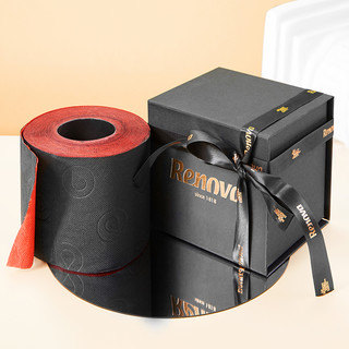 Renova 高级彩色厕纸红黑魔盒双色檀香卷纸宿舍卫生纸卫生间卷筒纸