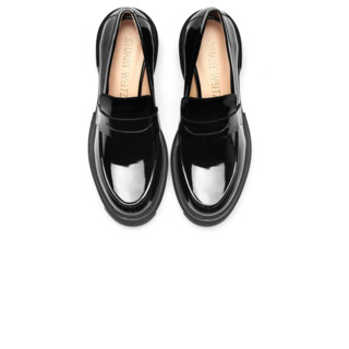 STUART WEITZMAN SW SOHO LOAFER 厚底粗跟乐福鞋女JK鞋