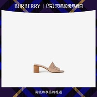 【24期免息】BURBERRY女鞋专属标识装饰皮革穆勒鞋80707501