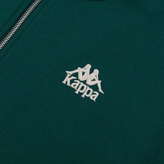 Kappa 卡帕 复古运动针织开衫男立领卫衣简约休闲外套K0D52WK01
