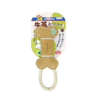 多格漫 日本多格漫牛革磨牙狗玩具耐咬棉绳啃咬趣味系列宠物自嗨解闷玩具