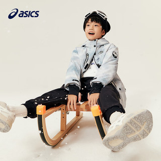 asics/亚瑟士童装20男女儿童宽松保暖三防梭织羽绒服 020灰色 120cm