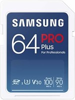 SAMSUNG 三星 PRO Plus 全尺寸 256GB SDXC 存储卡 + 读卡器