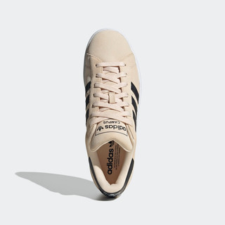 adidas阿迪达斯三叶草CAMPUS 2男女冬季经典运动板鞋IE4593 米色/黑色 38(235mm)