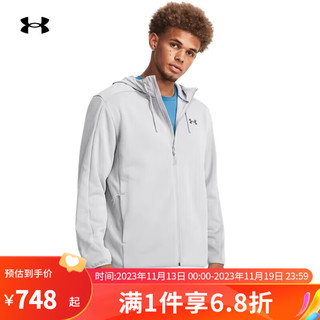 安德玛（Under Armour）yysports  秋冬Essential男子训练运动外套 1378824-011 XL