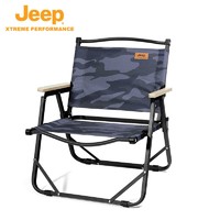 Jeep 吉普 户外折叠椅便携式露营迷彩克米特椅露营野餐休闲座椅