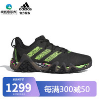 阿迪达斯（adidas）高尔夫球鞋男女同款 限量款CODECHAOS系列 防滑缓震球鞋防泼水鞋 IF5452 黑/荧光绿/灰 36（UK3.5）