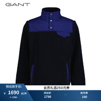 GANT 甘特 冬男士时尚保暖系扣夹克|2067006 433夜蓝色 M