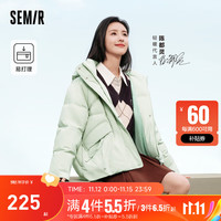 森马（Semir）商场同款易打理衬衫女2023冬学院风菱形格背心 蓝白色调00481 165/88A/L