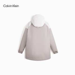 Calvin Klein Jeans秋冬男女户外三合一防风防水耐磨鸭绒羽绒服风衣J322366 PQY-芦穗灰 M