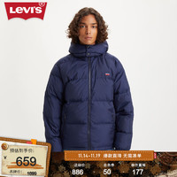 Levi's 李维斯 男士羽绒服外套潮流休闲百搭87537 深蓝色 M