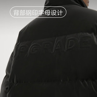 杰克·琼斯（JACK&JONES）23冬季男百搭舒适通勤字母钢印百搭羽绒服外套男223412018 E40黑色 170/92A/S