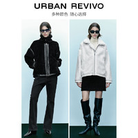 URBAN REVIVO UR冬季女装时尚休闲立领外套UWG130104