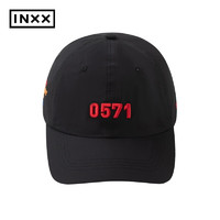 英克斯（inxx）Standby 潮牌弯檐帽款棒球帽XMD0535029 黑色 均码
