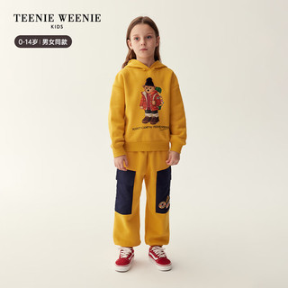 Teenie Weenie Kids小熊童装男女童宝宝宽松连帽卫衣 象牙白 130cm