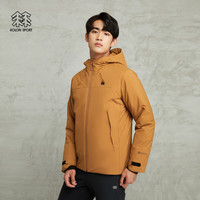  可隆 KOLON SPORT保暖棉衣男戈尔防泼水透湿夹克防风保暖连帽棉服