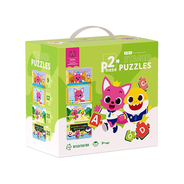 elf Culture 儿童进阶拼图2阶-早起上学 56片