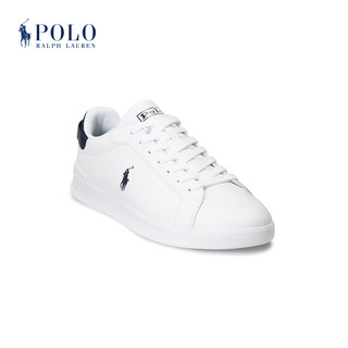 Polo Ralph Lauren 拉夫劳伦男配 复古Court II皮革运动鞋RL52699 100-白色 10.5D