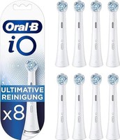 Oral-B 欧乐-B 欧乐B 用于电动牙刷的 iO Ultimate 清洁刷头，8 件，牙齿清洁