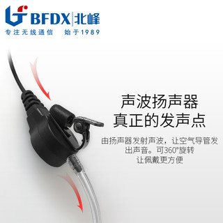 北峰（BFDX） 对讲机耳机 入耳式空气导管 单耳K头宽 BF-HL531保镖餐厅酒店 HL531(K头)