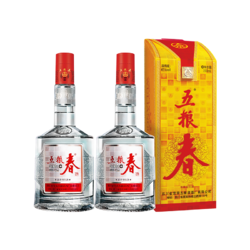 五粮浓香 五粮液股份 五粮春45度250ml*2瓶装纯粮食浓香型白酒