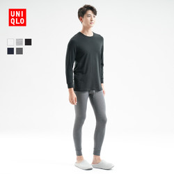 UNIQLO 优衣库 多舒暖HEATTECH男装圆领V领T恤紧身裤443103 443105