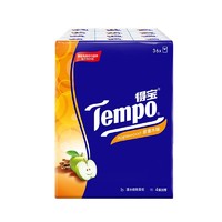 抖音超值购：Tempo 得宝 苹果木香便携手帕纸12/24/36小包四层加厚超值购