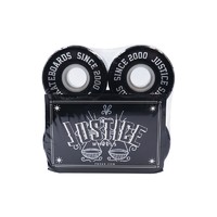 JUSTICE 沸点Justice滑板配件 专业滑板刷街轮 公路轮 黑色