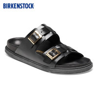 BIRKENSTOCK软木拖鞋舒适百搭女款双扣拖鞋St Barths系列 黑色窄版1025245 37