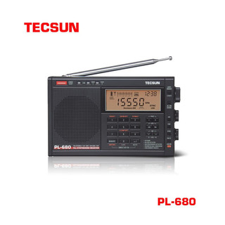 德生（Tecsun）PL680全波段二次变频数字收音机航空波段调频立体声高低音校园广播SSB同步检波 标配