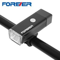 FOREVER 永久 自行车灯前灯充电单车夜骑尾灯骑行装备强光手电筒山地车配件