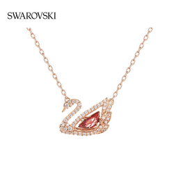 SWAROVSKI 施华洛世奇 合金仿水晶项链 125周年 天鹅项链五金女孩