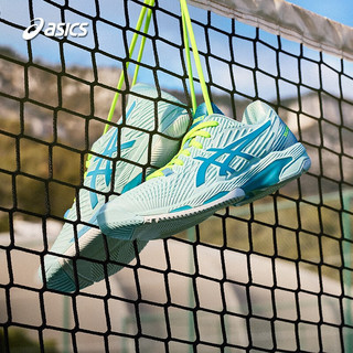 亚瑟士ASICS网球鞋女鞋舒适透气网面轻量运动鞋 SOLUTION SPEED FF 2 蓝色 38