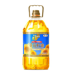 福临门 食用油 精炼一级葵花籽油4L