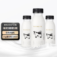 卡士CLASSY·KISS【新鲜定期购】 鲜牛奶 杀菌乳 低温鲜奶原生乳蛋白 卡士鲜牛奶250mL*10瓶
