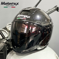 MOTORAX 摩雷士 3/4机车半盔 透气S30 星空黑 L