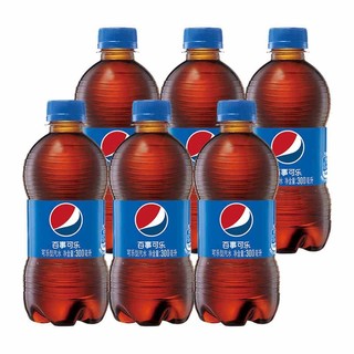 pepsi 百事 可乐 300ml装原味碳酸6瓶 百事可乐