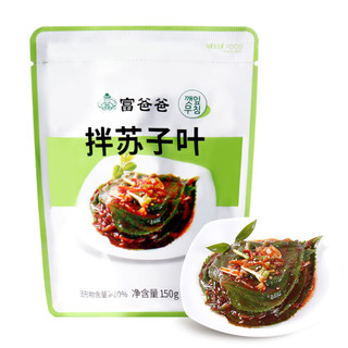 Fubaba 富爸爸 拌苏子叶拌萝卜干拌黄瓜片150g/袋 小菜组合 延边特产酱腌菜