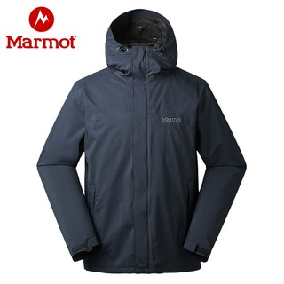 Marmot 土拨鼠 特价款marmot土拨鼠户外防水防风透气男士单层冲锋衣外套夹克