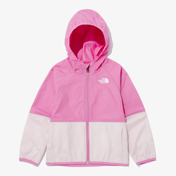 THE NORTH FACE 北面 儿童 Never Stop 连帽防风夹克 KIDS NEVER STOP HOODED WIND JACKET PINK NJ3LP04T
