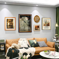 SHENGDI 盛迪 美式客厅装饰画沙发背景墙壁画卧室小众法式复古挂画2023新款