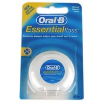 Oral-B 欧乐-B 欧乐b微蜡牙线50米 oral-b牙缝线细软扁牙间线便携爱尔兰进口正品